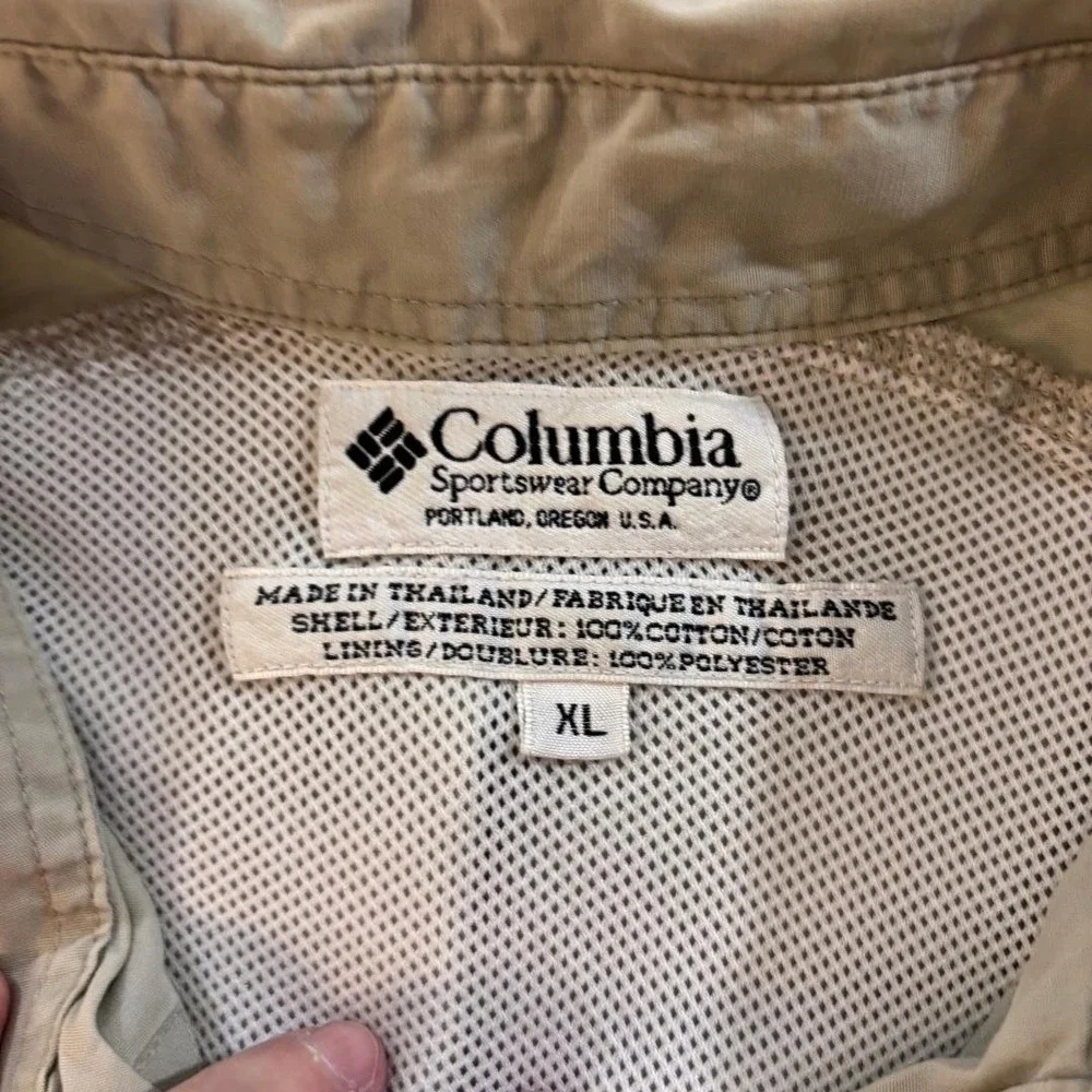 Columbia‎ Performance Fishing Gear Shirt CCA Georgia Vented Men's Size XL